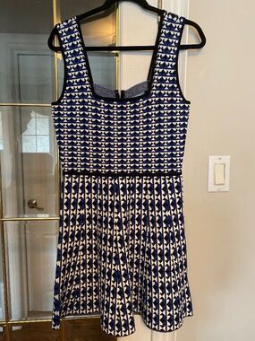 BCBG MAXAZRIA Carolina Geometric Dress